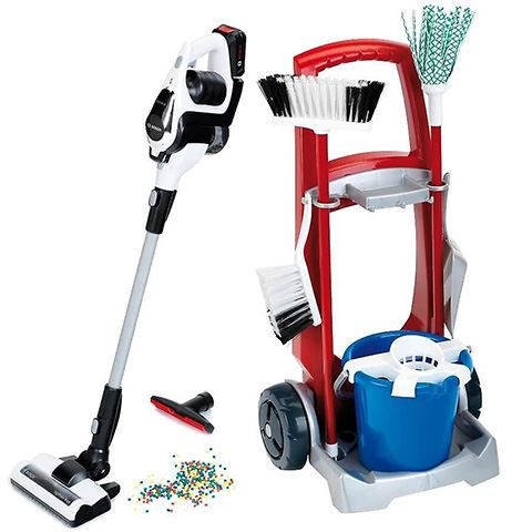 Broom Trolley With Vacuum Cleaner